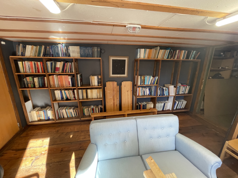 MAK:s bibliotek uppe i Bitfrostobservatoriet.